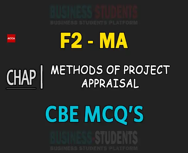 F2 Chapter-12b-Methods-of-project-appraisal