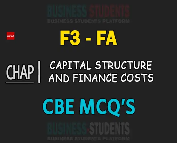 ACCA BPP F3 Chapter-13-Capital-structure-and-finance-costs-1