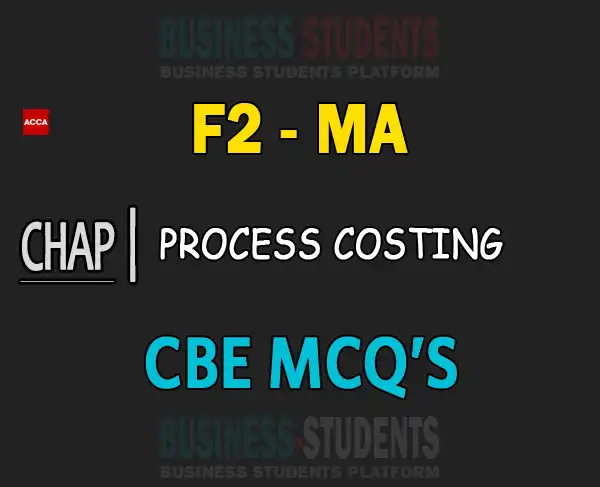 F2 Chapter-8a-Process-costing